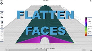 Flatten Faces For Belt Printing