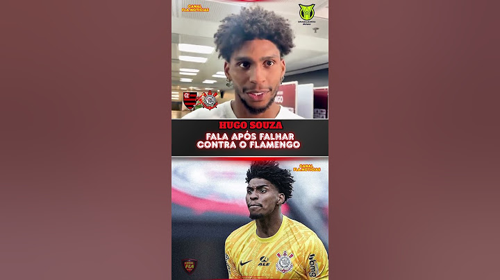 HUGO SOUZA FALA APÓS DERROTA DO CORINTHIANS PARA O FLAMENGO #shorts