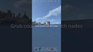 Grub counters raid with nades #rust #rustgame