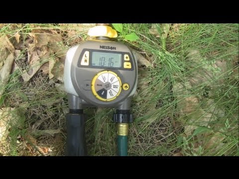 Installing A Timed Garden Sprinkler System and Planting The Garden