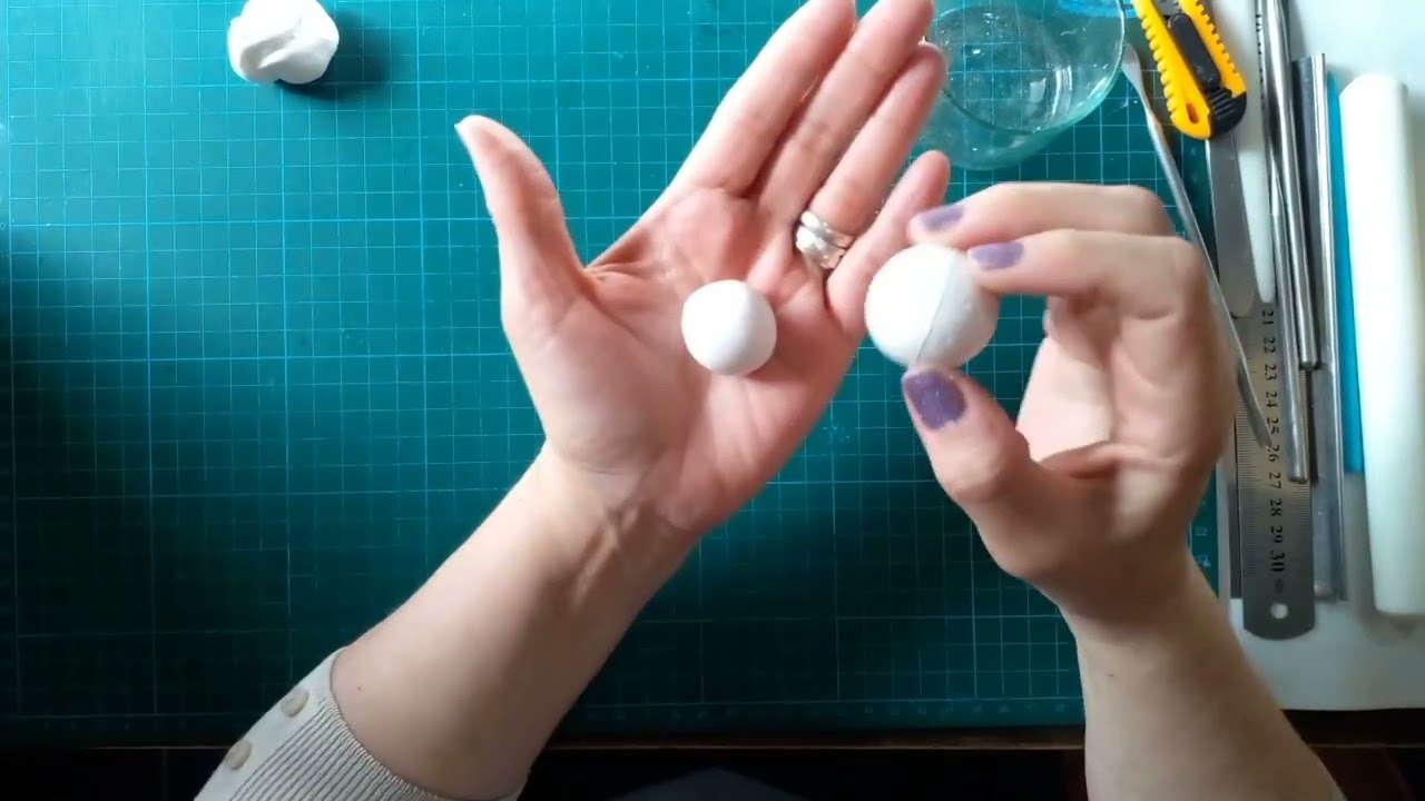 Forrado de esfera con porcelana fria