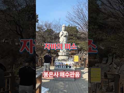 봉은사 해수관음,소원을 들어주는 미소