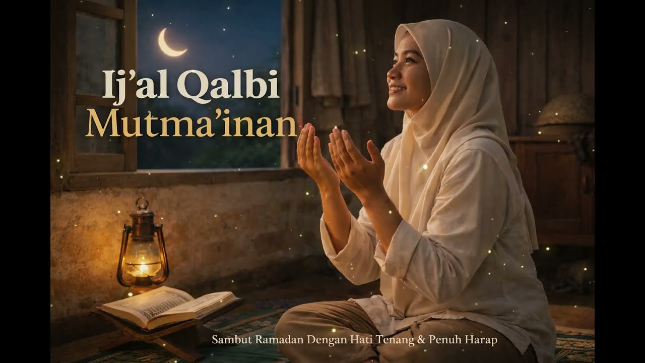 Ij‘al Qalbi Mutma’inan – Lagu Islami Menyentuh Hati | Sambut Ramadhan Dengan Doa & Harapan