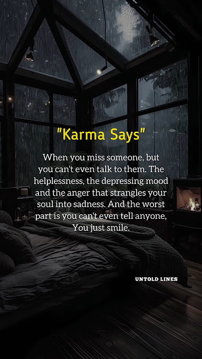 Karma Says ❤️ #quotes #untoldlines