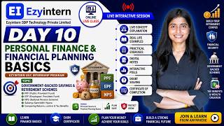Day 10: Government-Backed Savings & Retirement Schemes | EzyIntern UGC Internship Program Day 10 Compensation Benefits Ezyintern Ugc Internship Program
