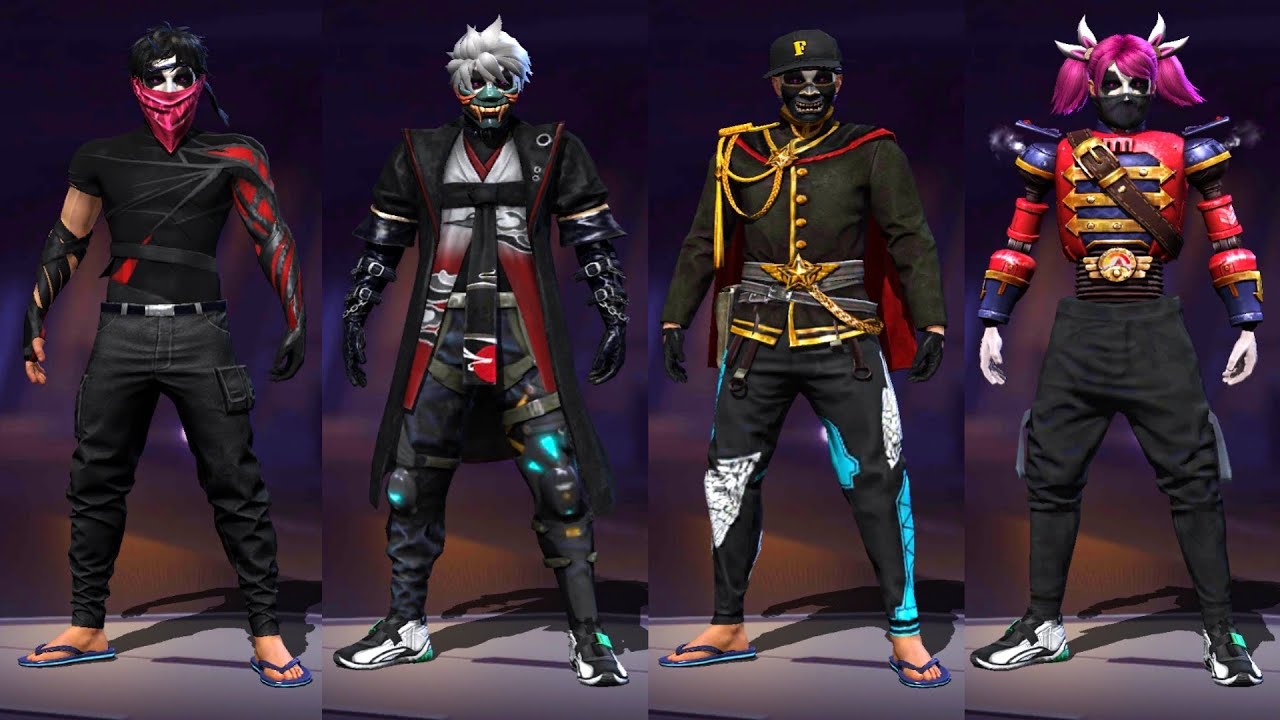 SKINS 4X4 INSTAPLAYER • MELHORES COMBINAÇÕES DE ROUPAS NO FREE FIRE