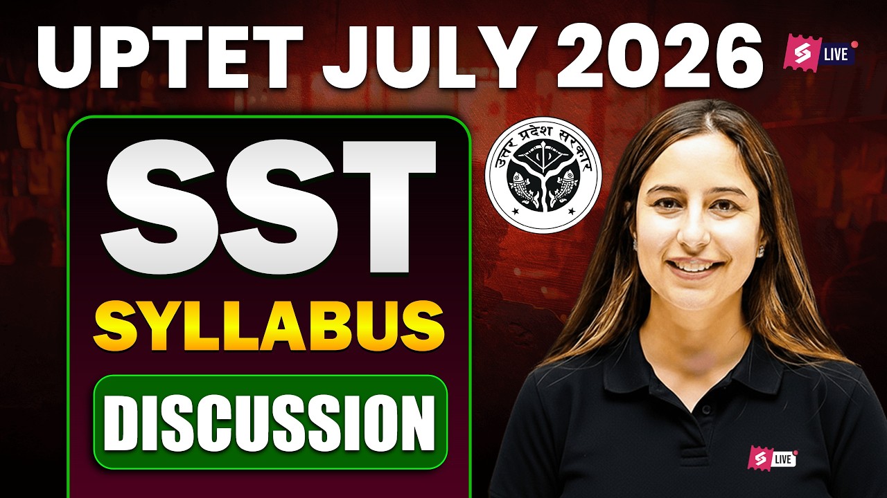 UPTET SST Syllabus 2026 | UPTET SST Syllabus Paper 2 Discussion | UPTET SST By Varsha Mam