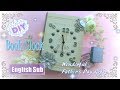 【父の日の贈り物】ダイソーの本型ボックスで作る・簡単オシャレな置時計 ~How to make Book Clock ~