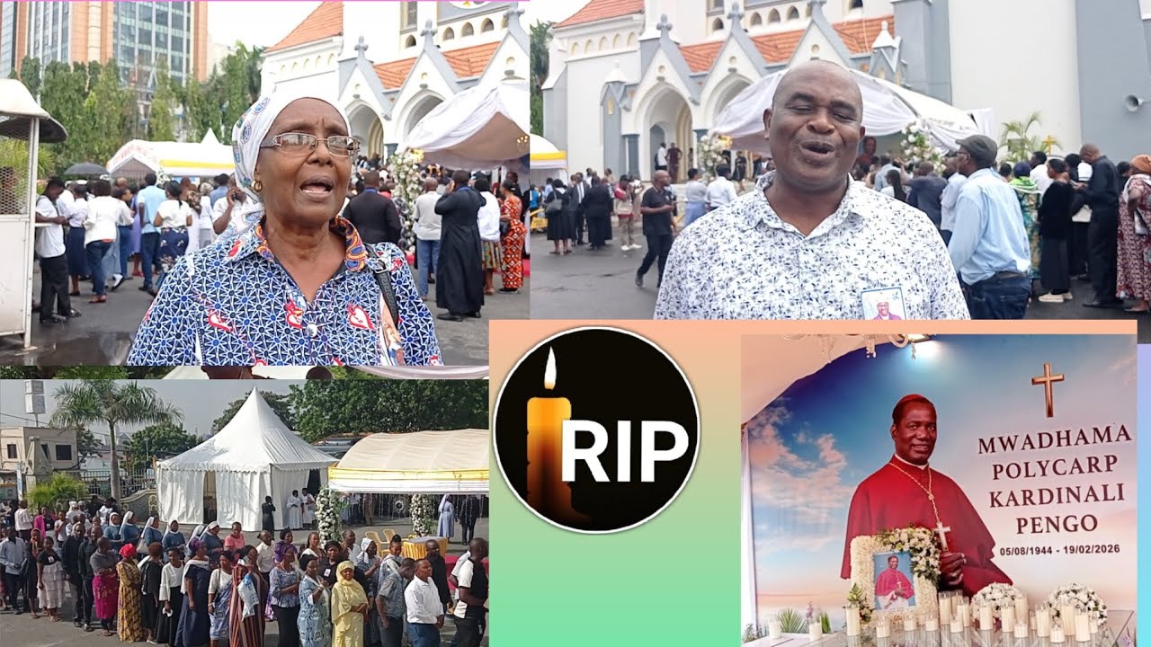 #HIVYO NDIVYO JINSI WAUMINI WA PAROKIA MBALIMBALI DAR ES SALAAM WALIVYO GUSWA MSIBA KARDNALI PENGO 