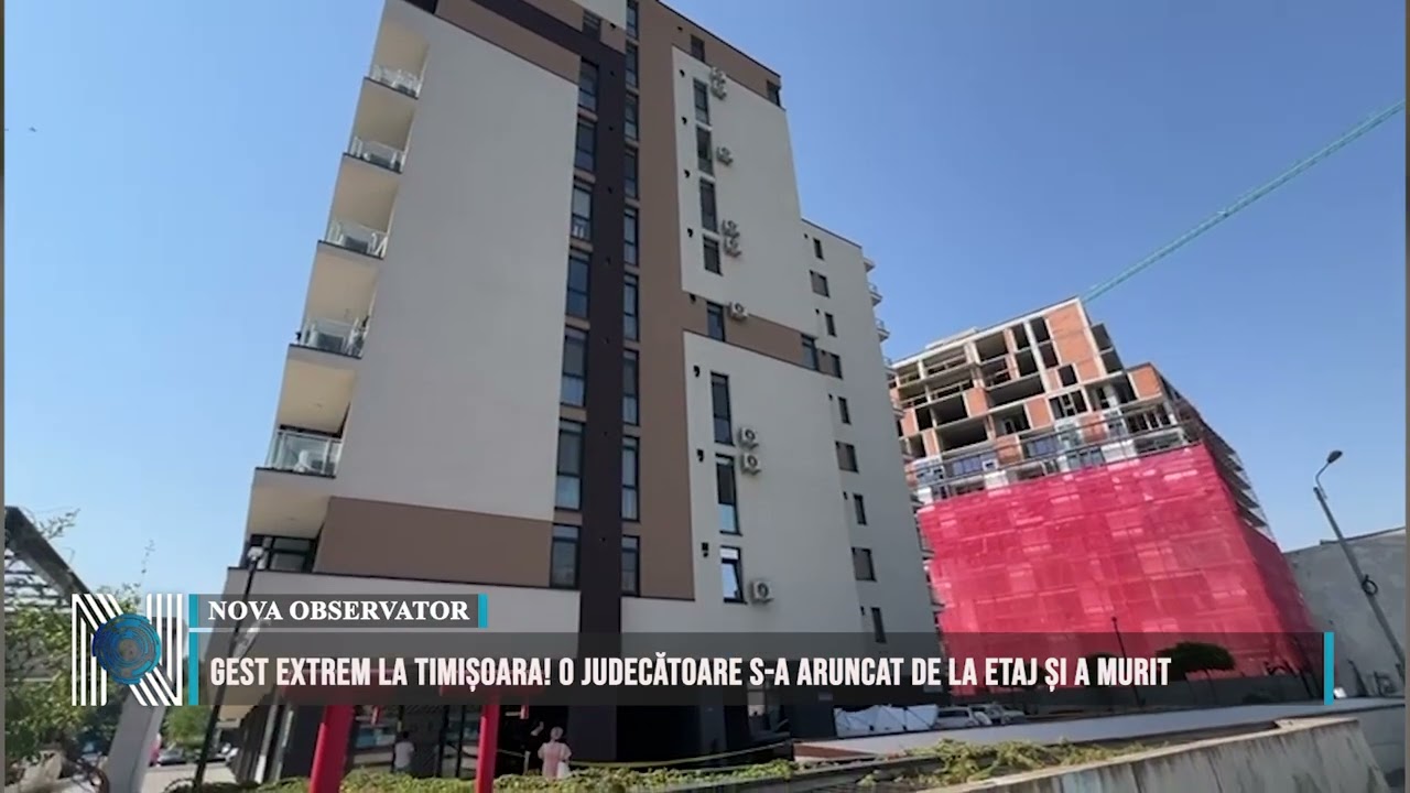 GEST EXTREM LA TIMIȘOARA! O JUDECĂTOARE S-A ARUNCAT DE LA ETAJ ȘI A MURIT GEST EXTREM LA TIMIȘOARA! O JUDECĂTOARE S-A ARUNCAT DE LA ETAJ ȘI A MURIT