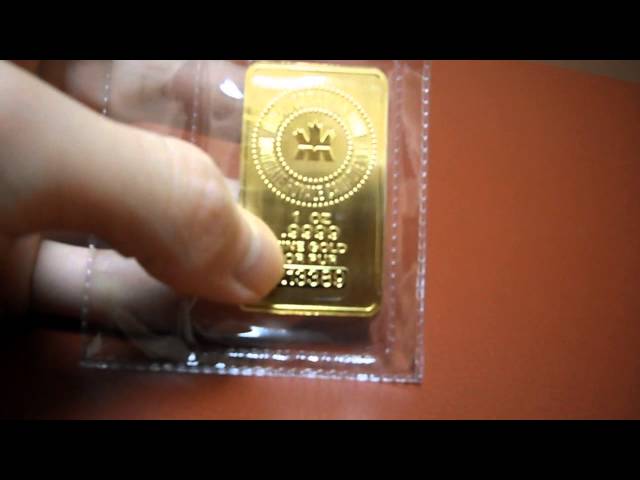  Gold Bars.999 Pure 1 Oz