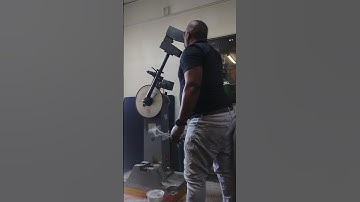 HOW TO SWING AND DROP HEAVY HAMMER FOR V-NOTCH IMPACT TEST USING MOUTON PENDULE DE CHARPY AS PER ISO