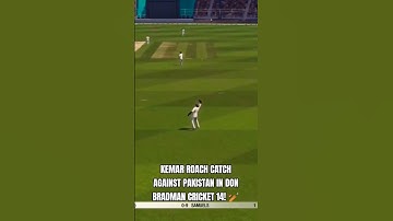 Kemar Roach Catch for West Indies against Pakistan in Don Bradman Cricket 14! 🏏 #Shorts | Simulation