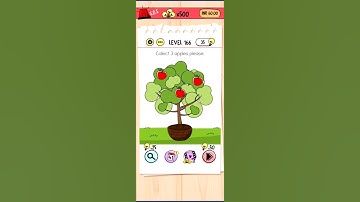 Brain Test Level 166 - Collect 3 apples please. #Brain test solution # Puzzle Breaker