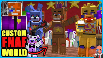 Opening a custom FNAF FFPS Pizzeria in Minecraft (Management Wanted)