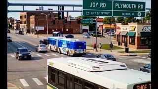 DDOT D40LF & OREO MINI SANDWICHES SMART DE60LF DRIVING BY JOY RD & PLYMOUTH