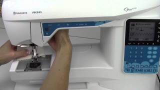 Husqvarna Viking Opal 650 09 Selecting Stitches & Settings