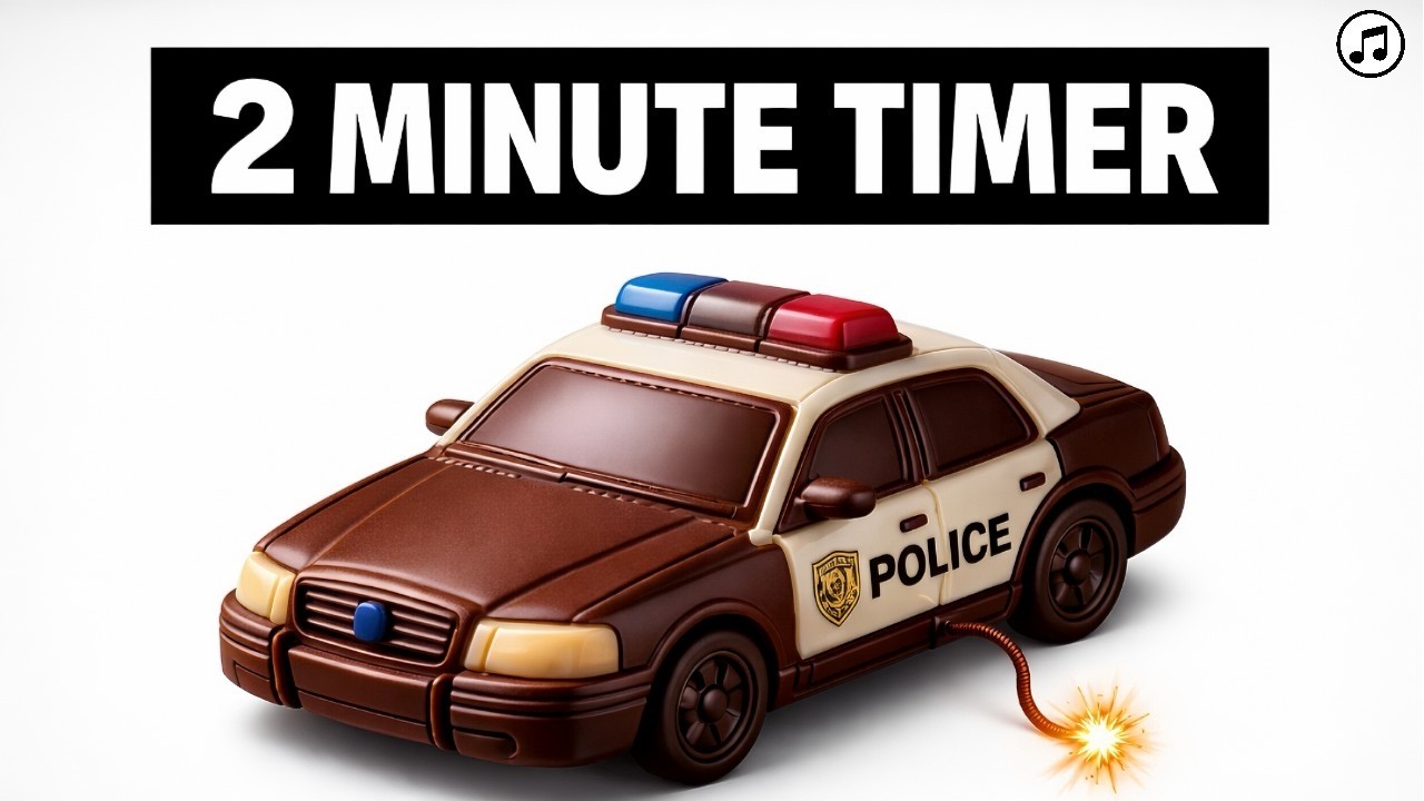 2 minute timer bomb💣[CHOCOLATE COP CAR] 🚓🍫 - YouTube