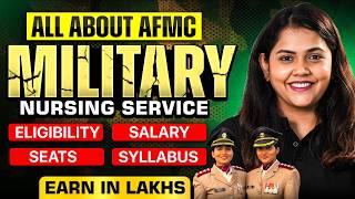 All About Afmc Militry Nursing Service Eligibility Seats Syllabus Salary By Shipra Tiwari
