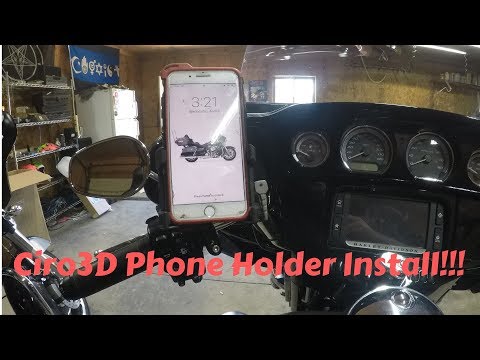 Ciro3D Phone Holder Install