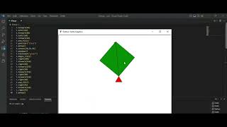 Draw a Kite In Python ||Draw a Kite Using turtle 🪁