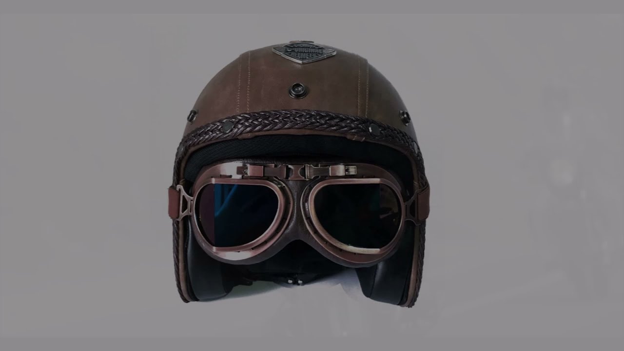 Retro Chopper Motorad-Helm "EASY RIDER" Schweiz