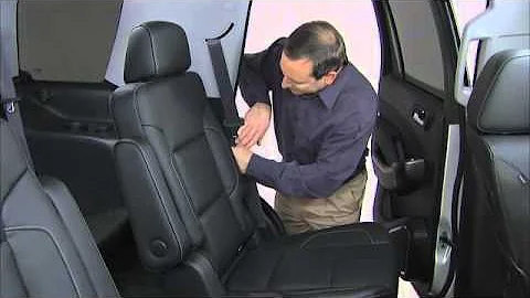 2016 Chevrolet Tahoe & Suburban How To Operate Rear Seats