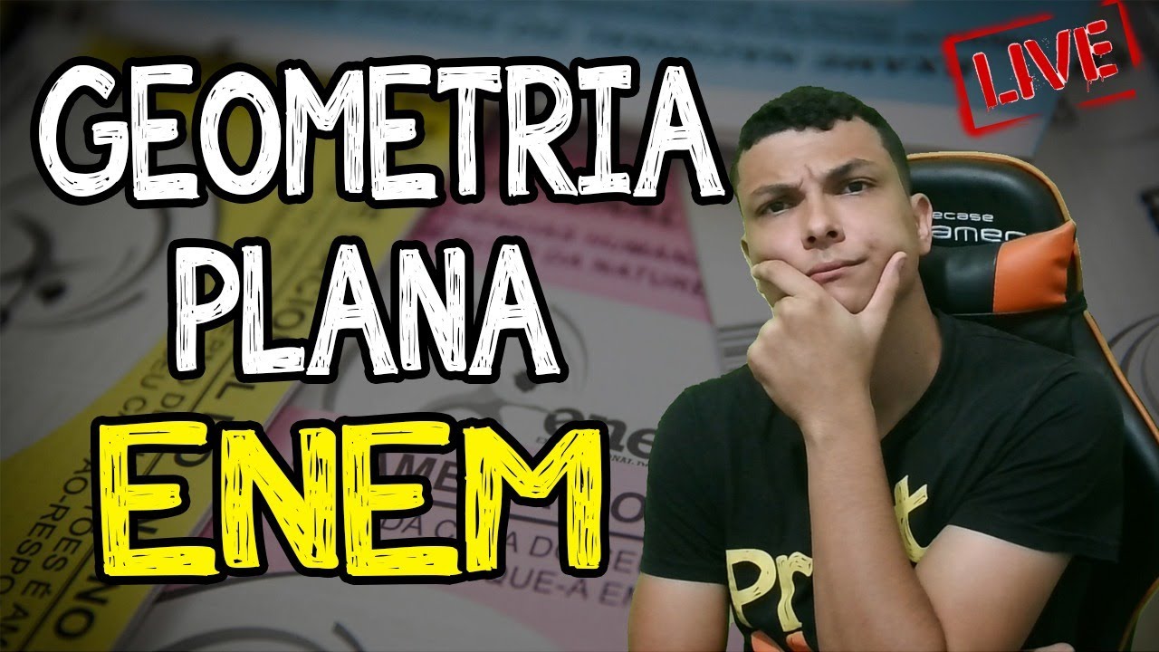 MATEMÁTICA ENEM  : Questões sobre GEOMETRIA PLANA ! Não ERRE MAIS !!