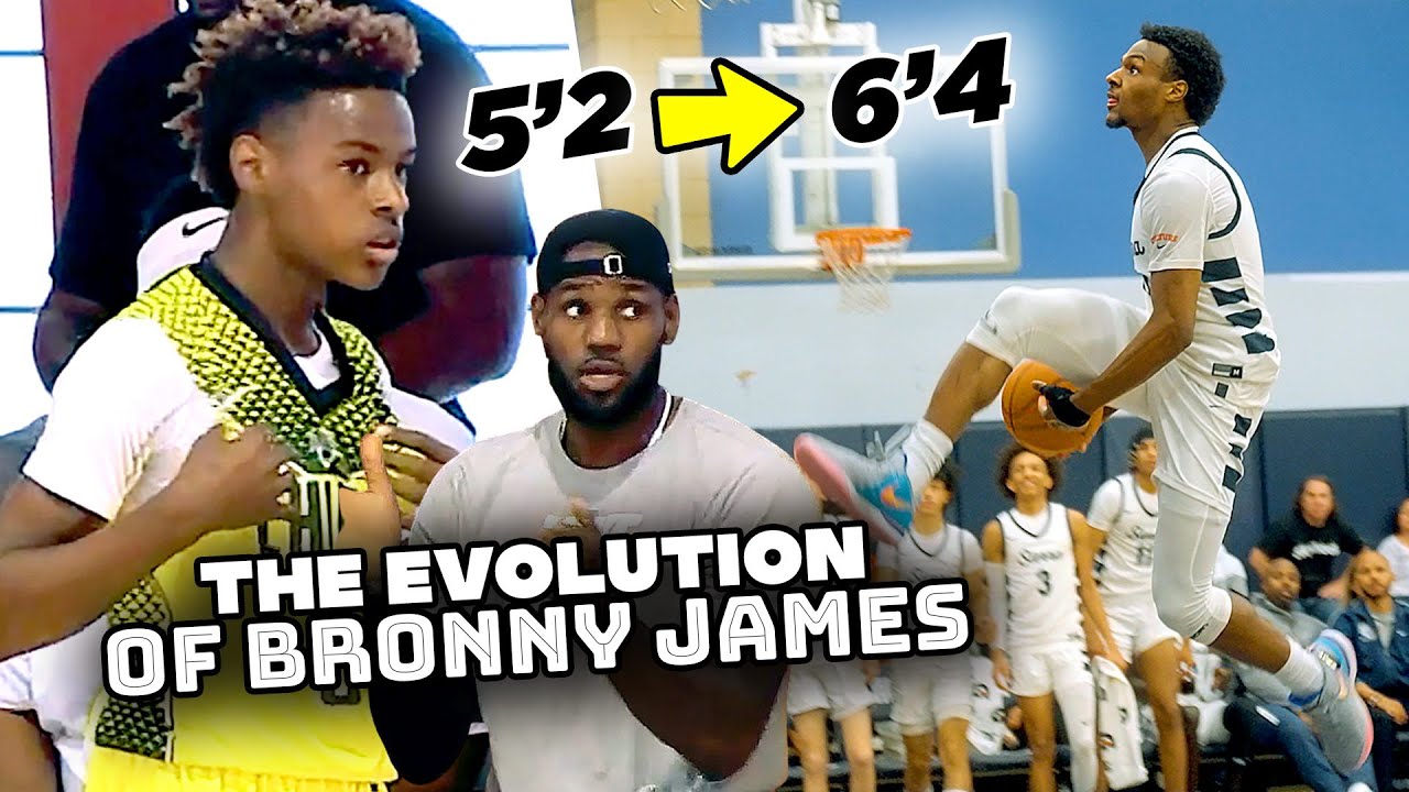 Bronny James INCREDIBLE Evolution Through The Years!! From 5'2 To A