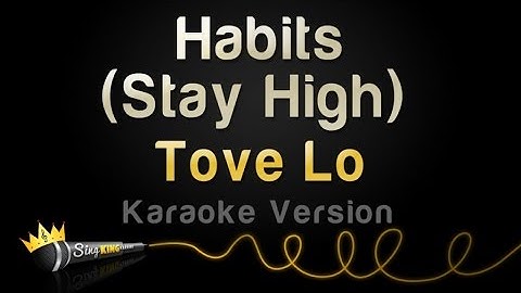 Habits (Stay High) Karaoke version - Karaoke performance video thumbnail