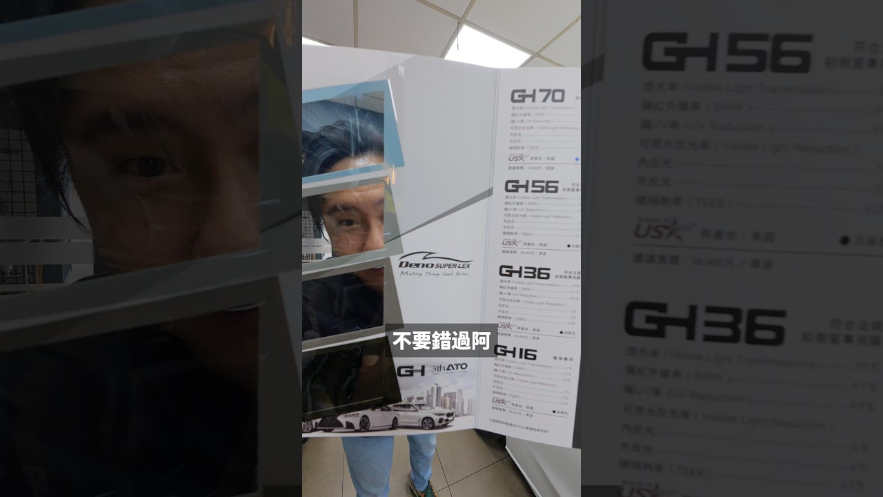 丹龍隔熱紙 你聽過嗎？專為台灣環境的隔熱紙！#Deno #丹龍 #隔熱紙 #全民瘋車Bar #廖怡塵 縮圖