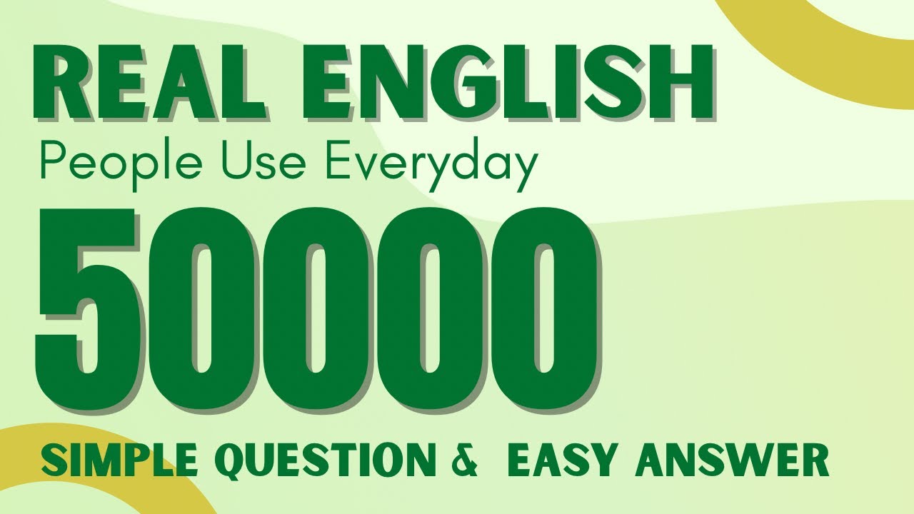 Slow English Listening Practice “50000” Phrases | English Conversation for Beginners 