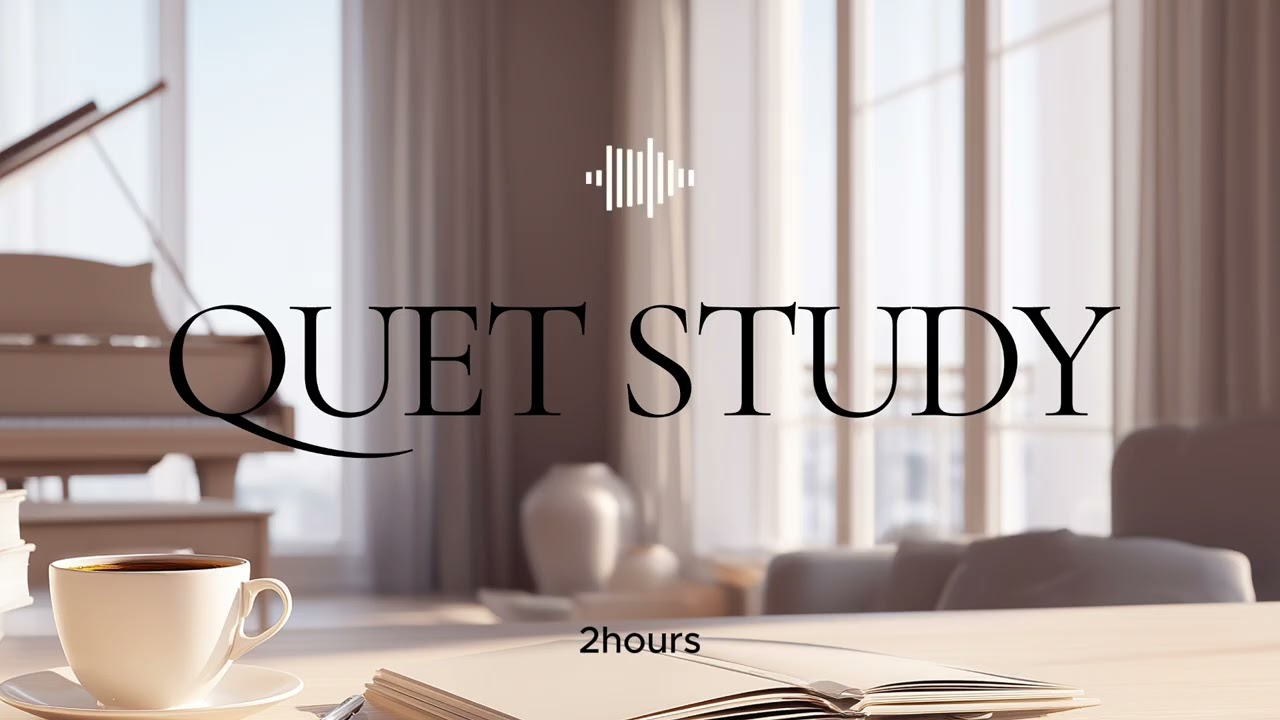Calm Piano Music for Study & Cafe ☕ Soft Instrumental Focus