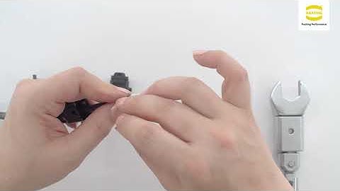 HARTING Han® 1A X-coded - Assembly instruction