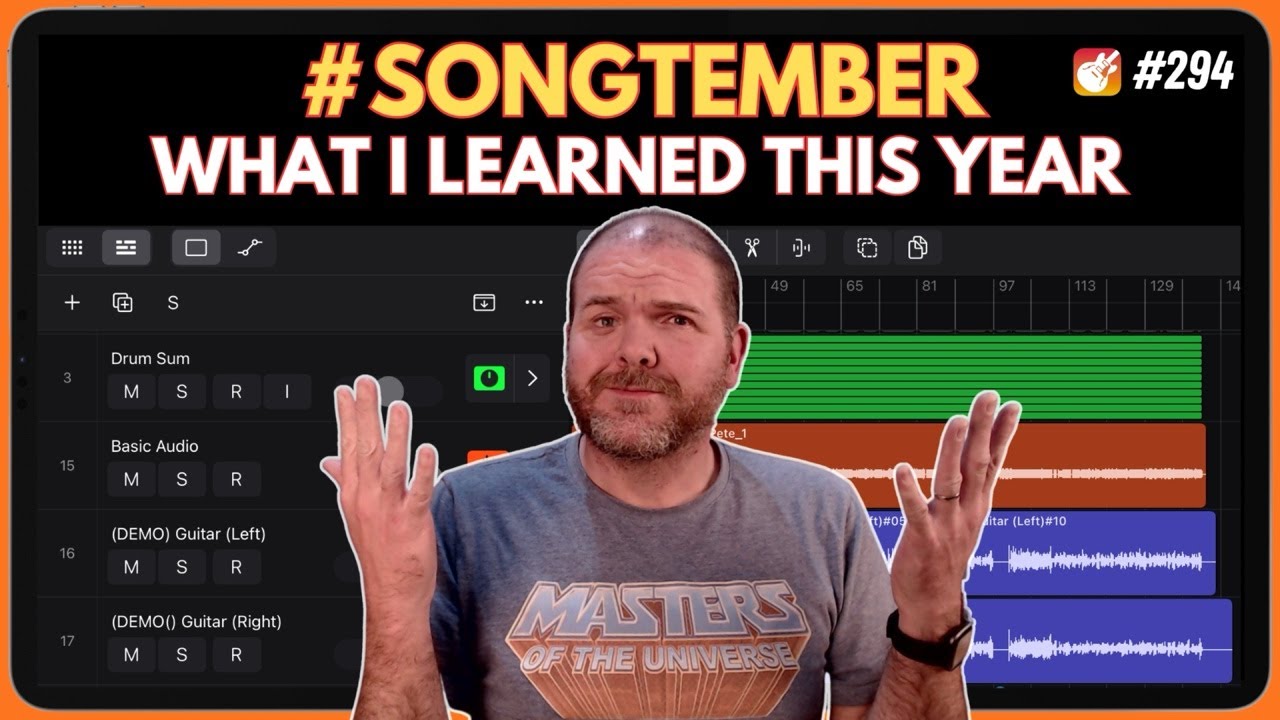 #Songtember Learnings | GarageBand Weekly #294