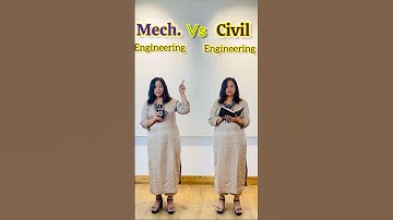 Mechanical Vs CiVil Engineering! What are you choosing!😌 #engineering #jee #careeradvice