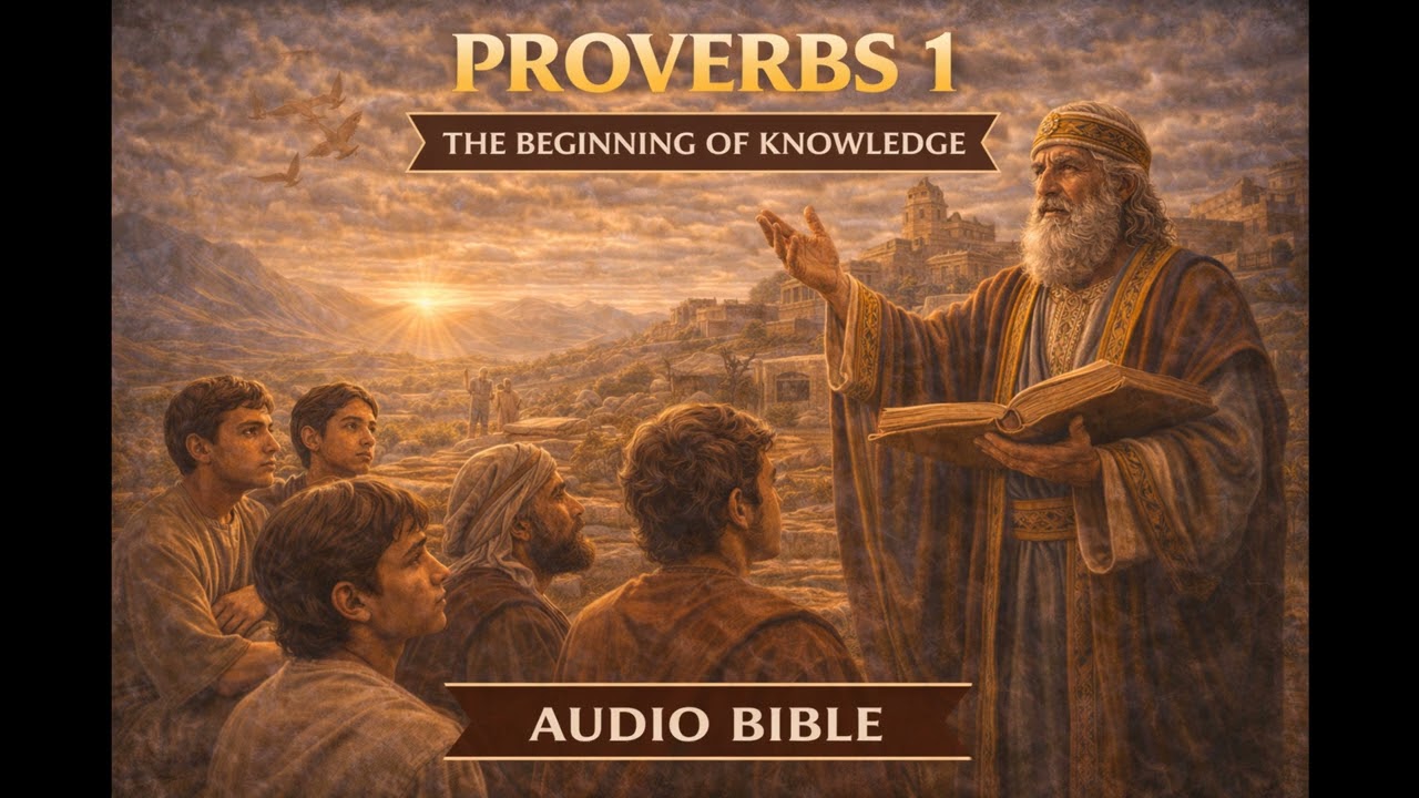 Proverbs 1 | The Beginning of Wisdom | Audio Bible Reading (Peaceful Scripture Listening)