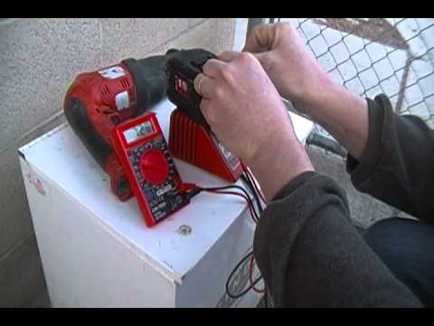 part 2 milwaukee 18v nicd battery fix - YouTube