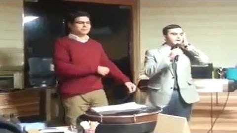 Beautiful Call prayer/azaan of two guys in the office