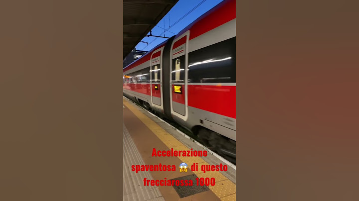 Accelerazione potente 😱🤩🤯#frecciarossa #trenitalia