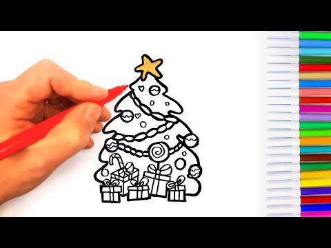 Disegni Di Natale Youtube.Coloring Santa Claus With The Glitter Youtube