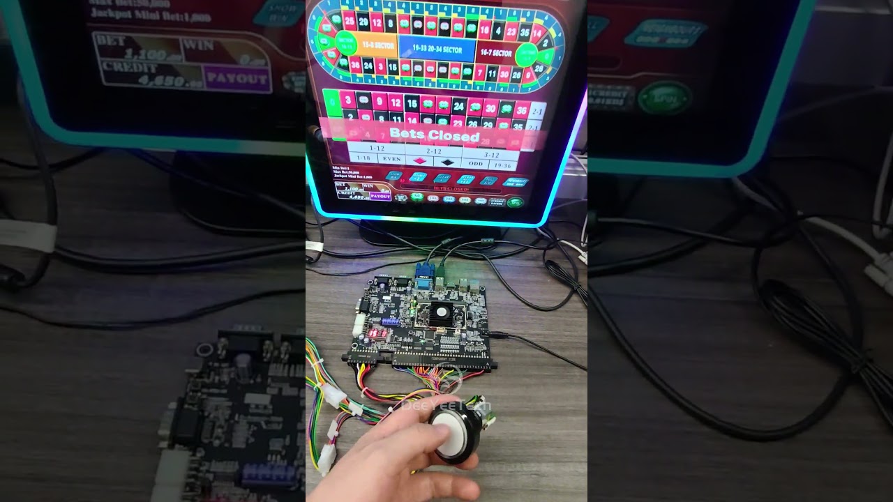 Casino American diamond roulette wheel pcb game board for slot machine