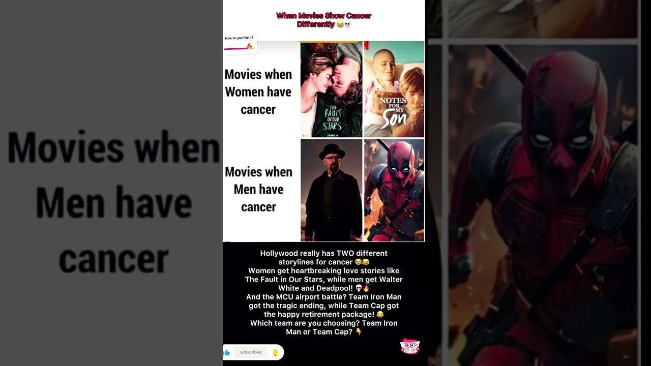 Shorter, punchier title optionsHollywood's Cancer Movie Logic 💀😂Men vs. Different Rules �