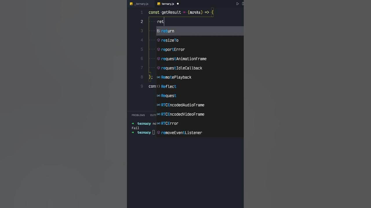 AVOID THIS IN JAVASCRIPT | TERNARY OPERATOR 🔥 - YouTube