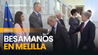 Los Reyes ofrecen una histórica recepción a las autoridades en Melilla