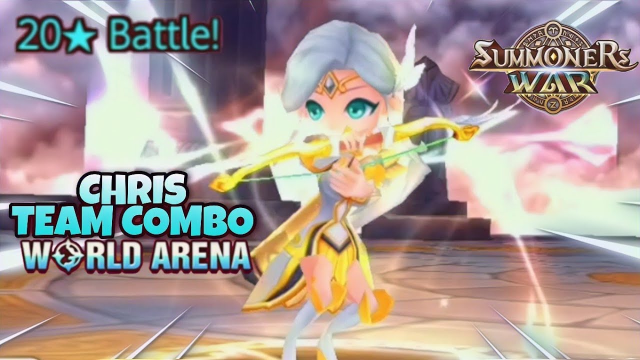 Chris Team Combo in World Arena Ep. 3 - Summoners War