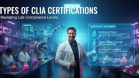 Types of CLIA certification 