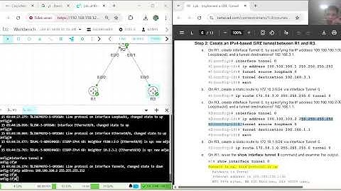 19.1.2 Lab - Implement a GRE Tunnel