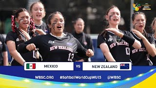 Highlights - Game 17 - Mexico vs New Zealand - 2023 U-15 Women's Softball World Cup