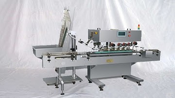 Continuous spindle capping machine bottles with metal&plastic caps capper taponadora de botellas